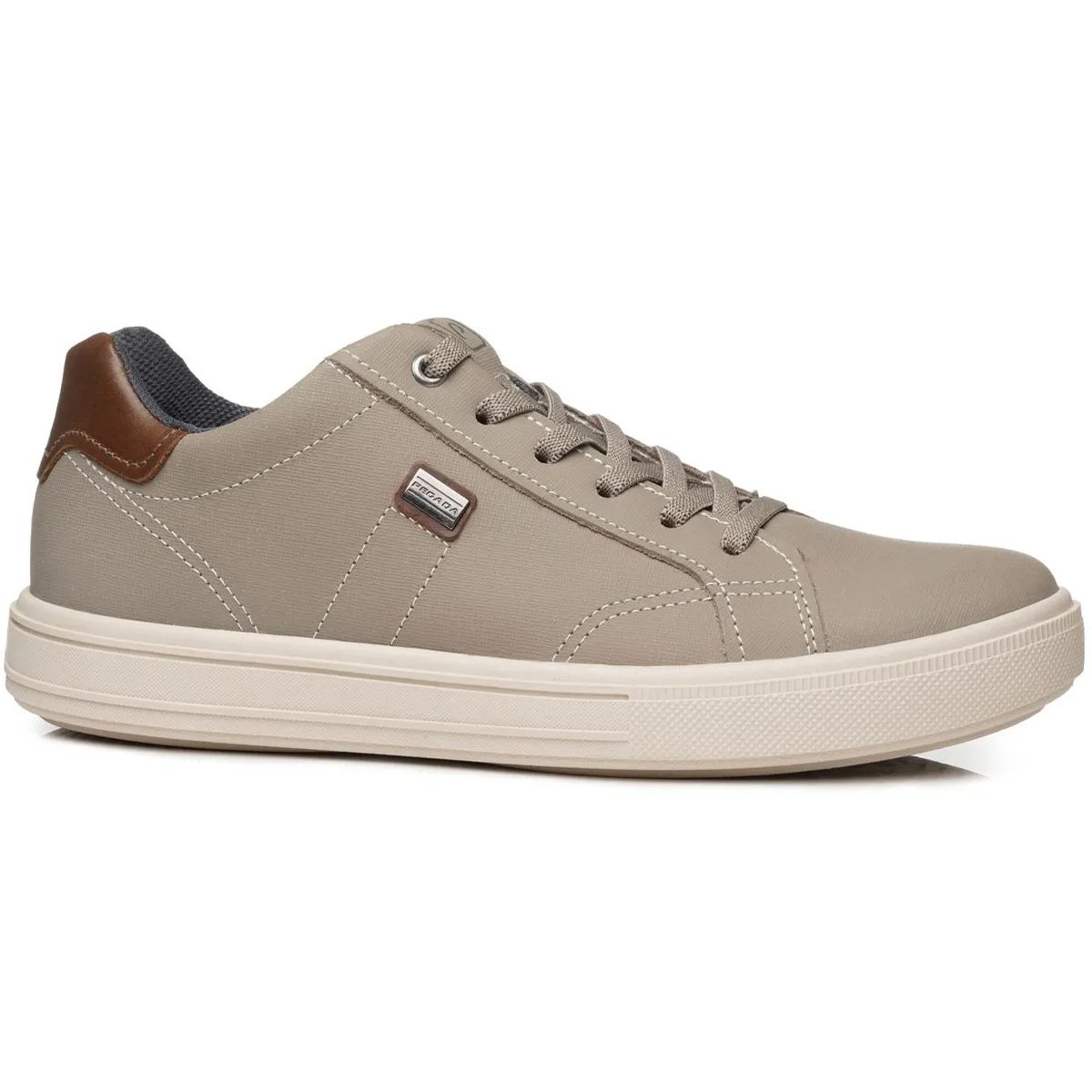Sapatenis Pegada 111506 Masculino Jeans Bege