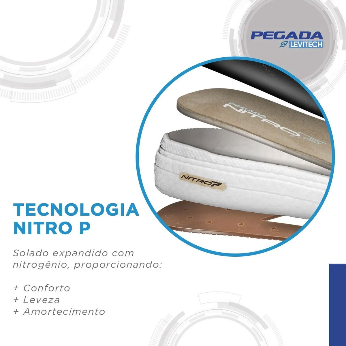 Sapatenis Pegada 112003 Masculino Branco Branco 6