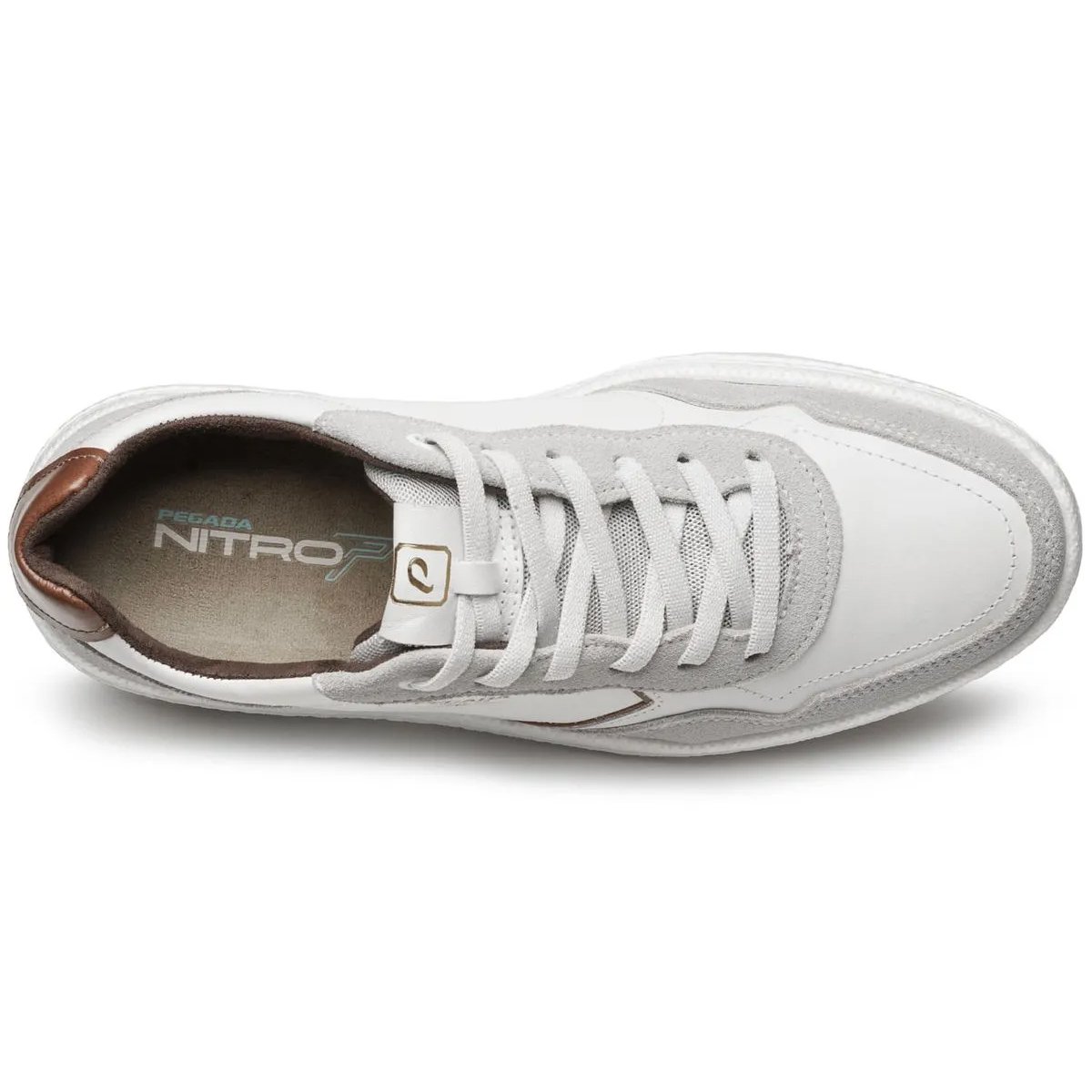 Sapatenis Pegada 112003 Masculino Branco Branco 4