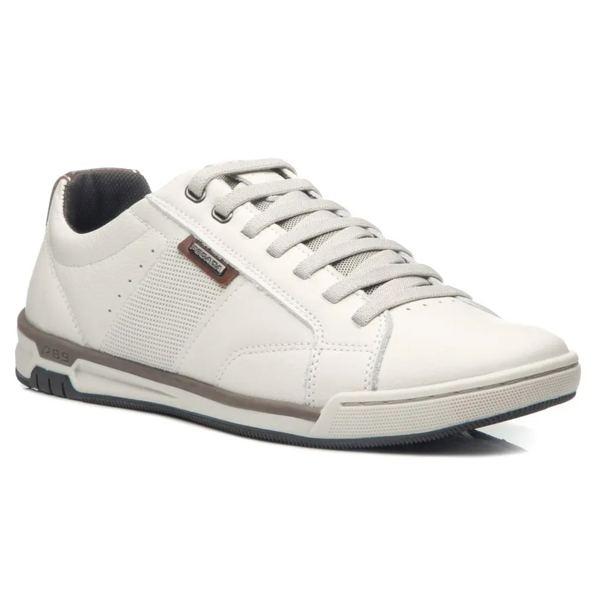 Sapatenis Pegada 119504 Masculino Milk Branco 2