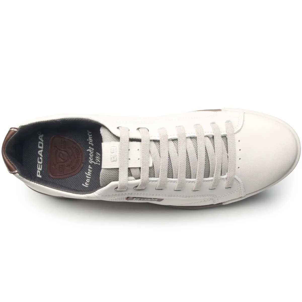 Sapatenis Pegada 119504 Masculino Milk Branco 5