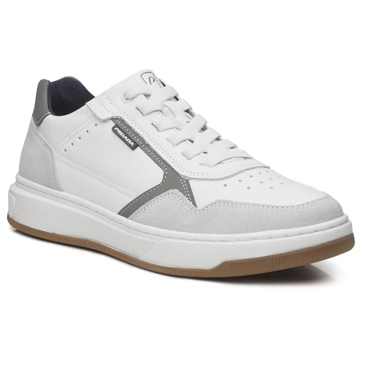 Sapatenis Pegada 111704 Masculino Branco Branco 3
