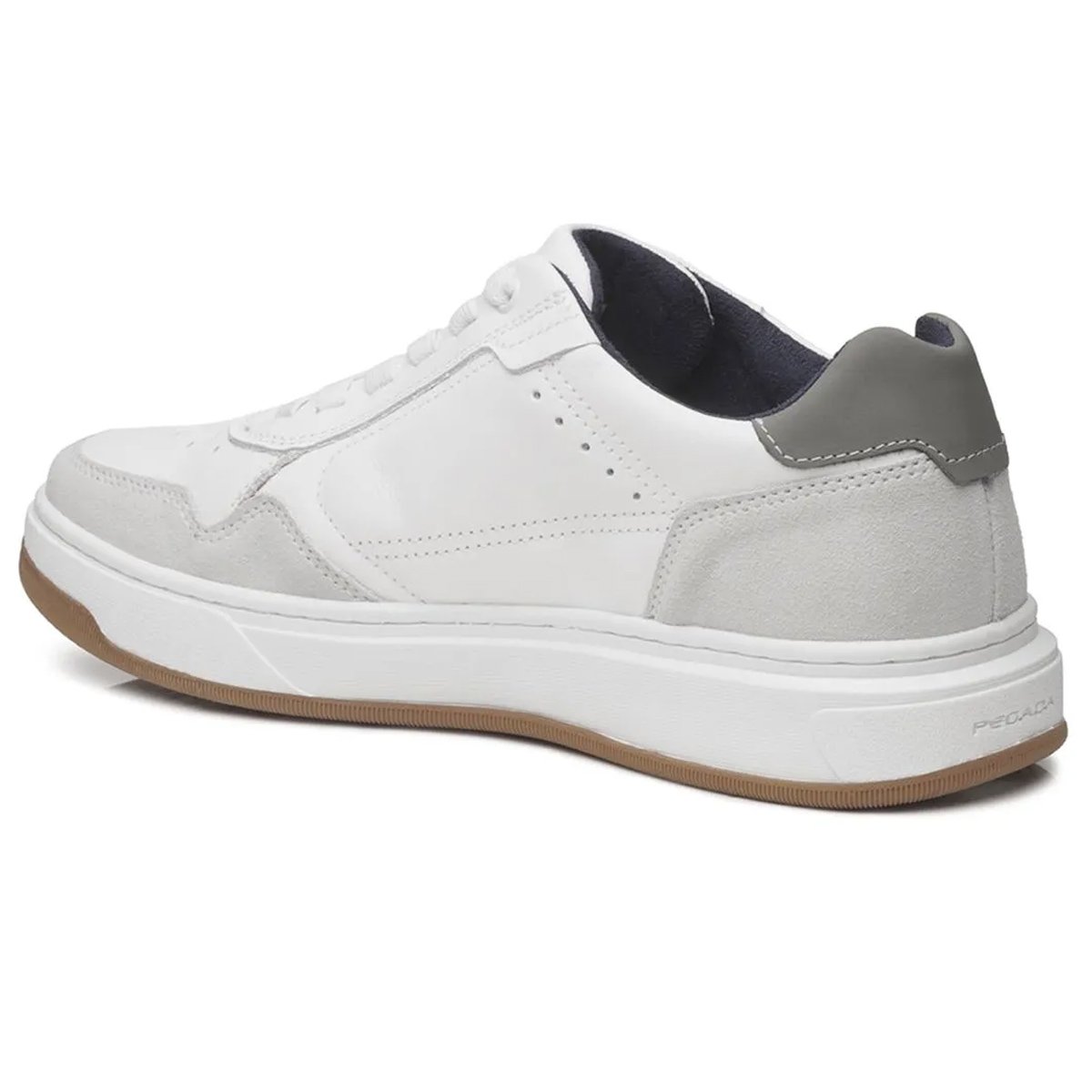 Sapatenis Pegada 111704 Masculino Branco Branco 4