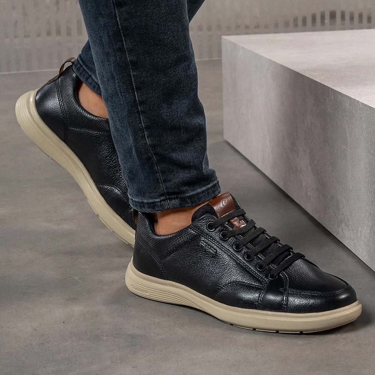Sapatenis Pegada 112201 Masculino Preto Preto 2