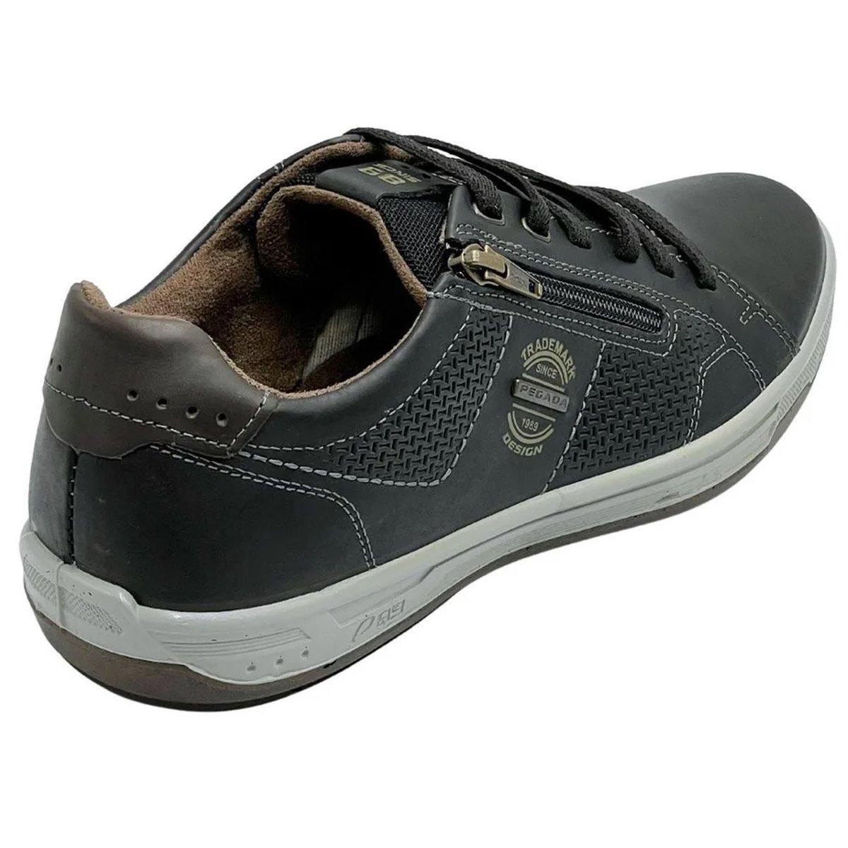 Sapatenis Pegada 119405 Masculino Preto Preto 4