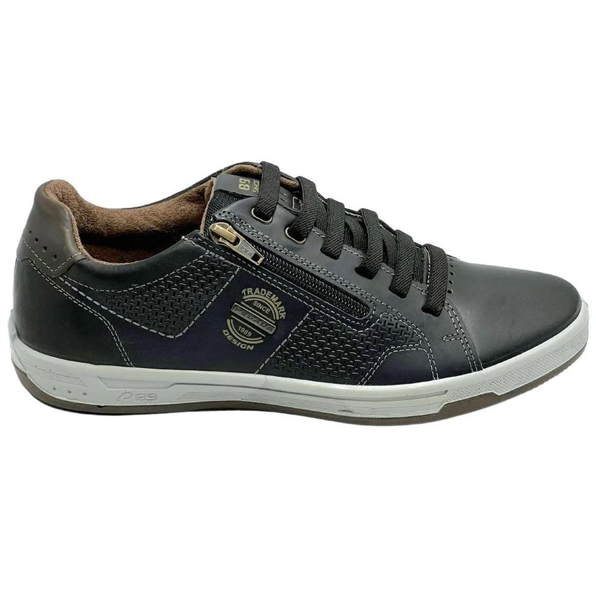 Sapatenis Pegada 119405 Masculino Preto Preto 5