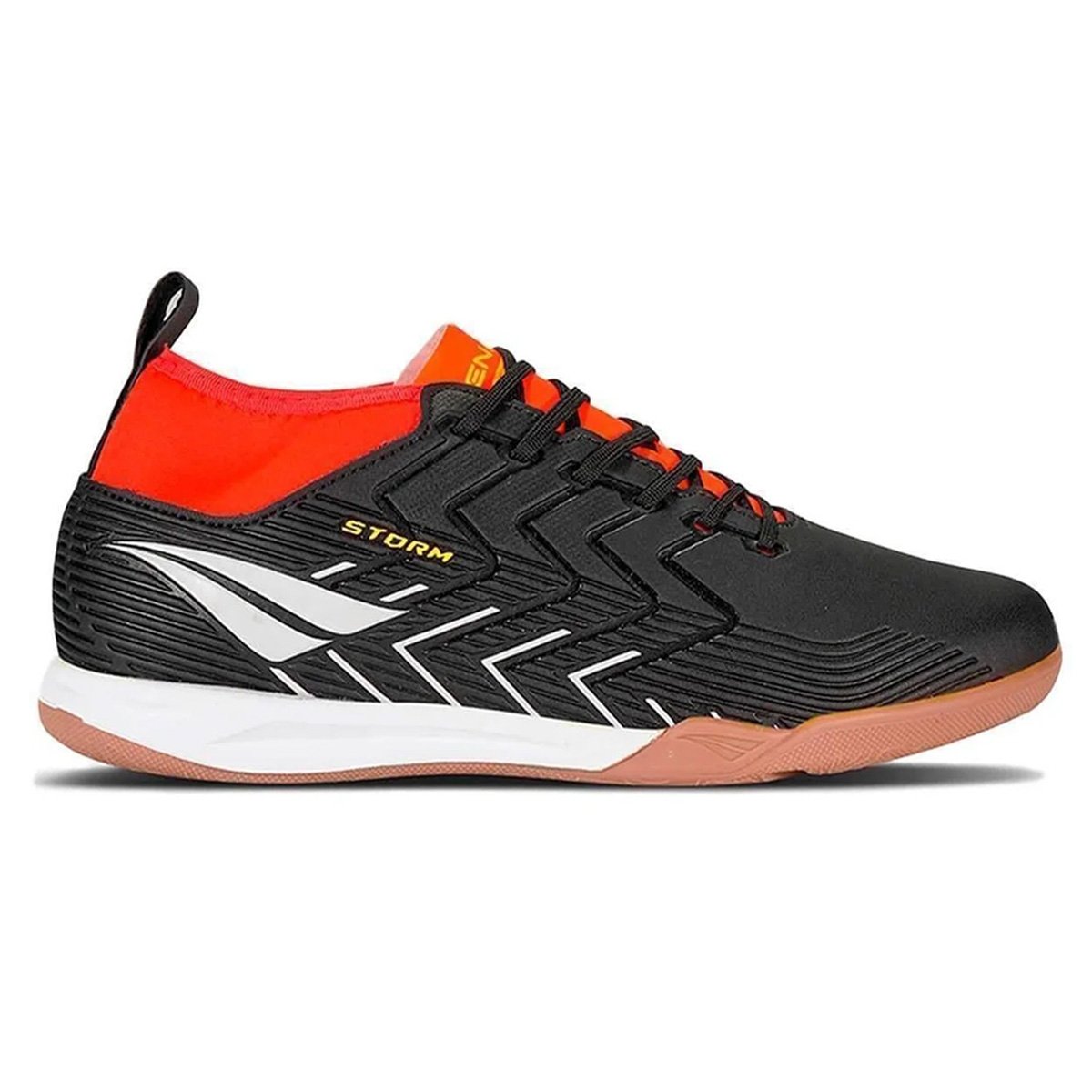 Chuteira Futsal Penalty Storm Y-3 Infantil Preto