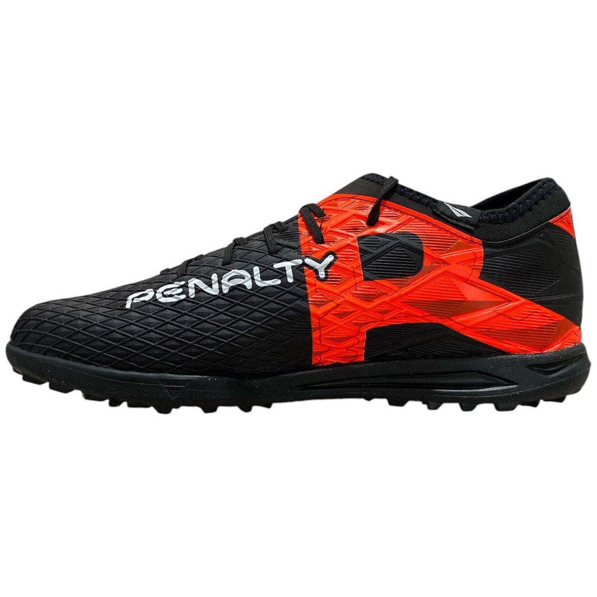 Chuteira Society Penalty Rx Locker Y-3 Unissex Preto Coral Preto/Vermelho 2