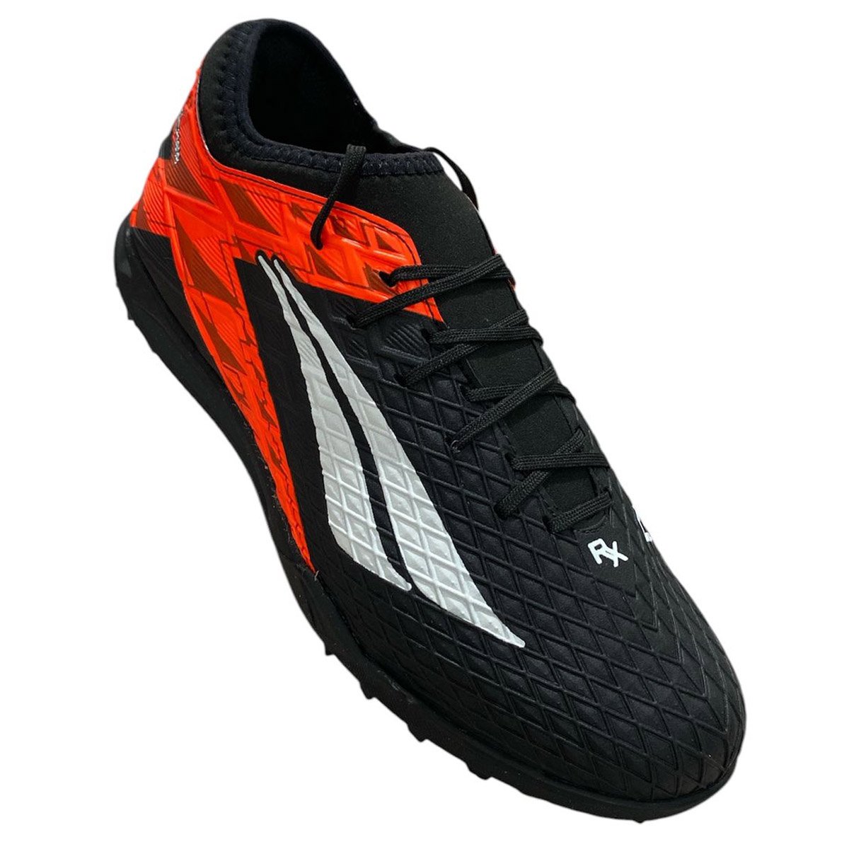 Chuteira Society Penalty Rx Locker Y-3 Unissex Preto Coral Preto/Vermelho 3