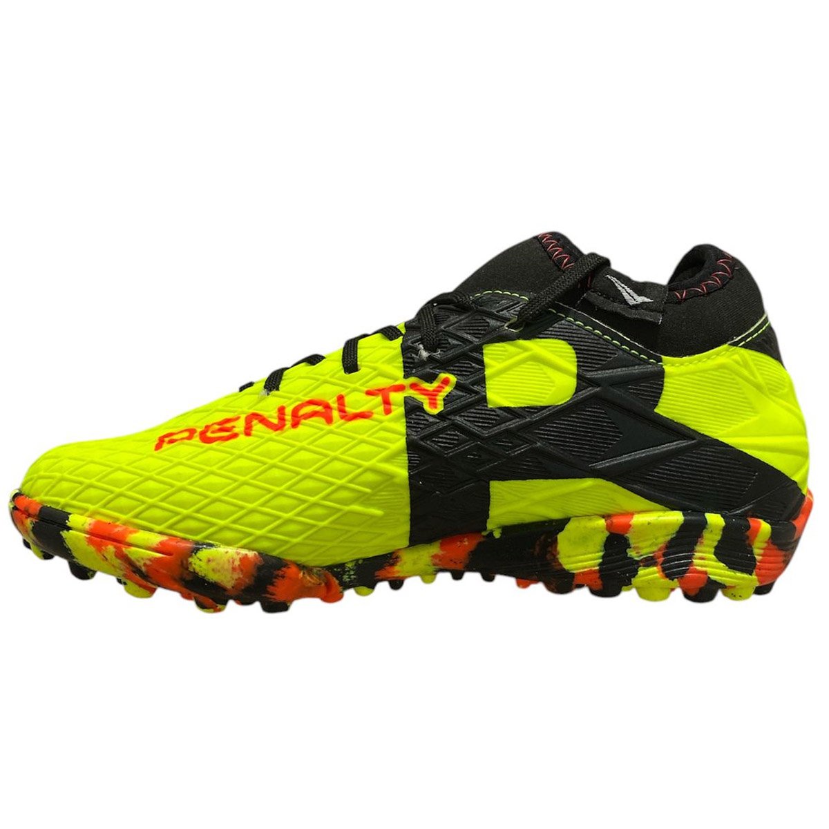 Chuteira Society Penalty Rx Locker Kids Y-3 Infantil Amarelo Amarelo/Vermelho 2