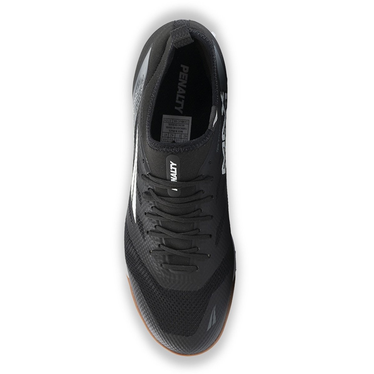 Chuteira Futsal Penalty Max 500 Locker Y-3 Unissex Preto Preto 4