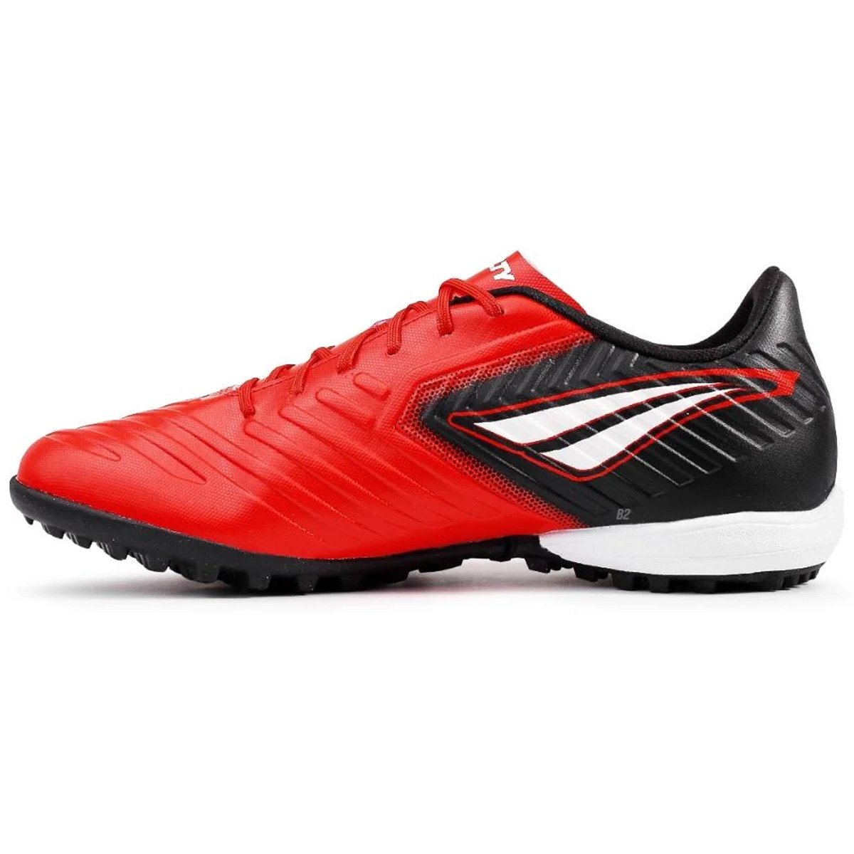 Chuteira Society Penalty Digital Y-2 Unissex Vermelho Vermelho/Preto 2