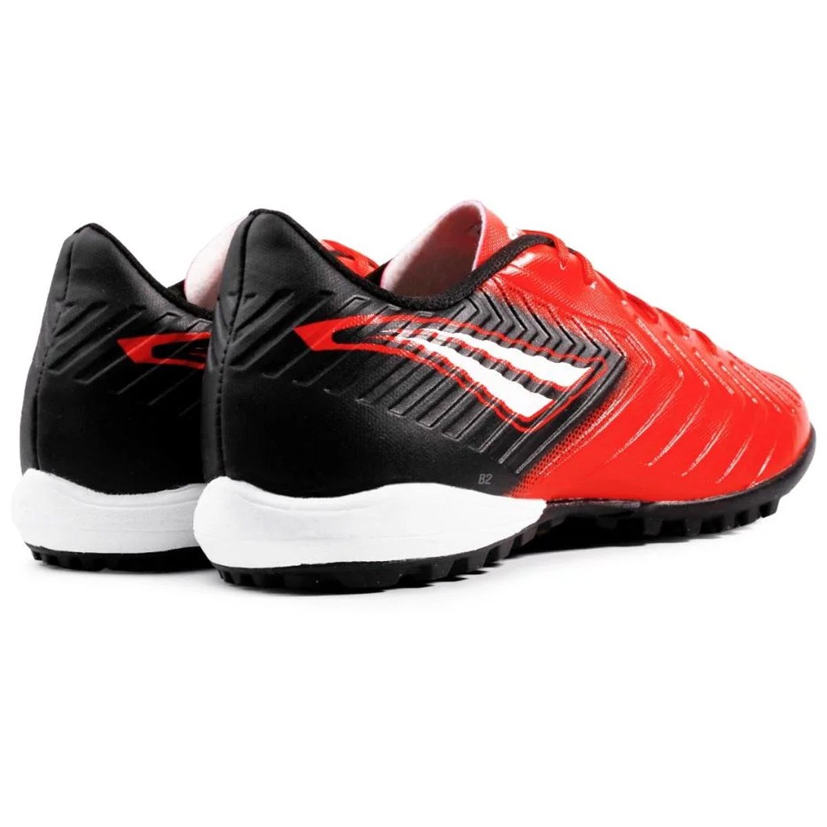 Chuteira Society Penalty Digital Y-2 Unissex Vermelho Vermelho/Preto 4