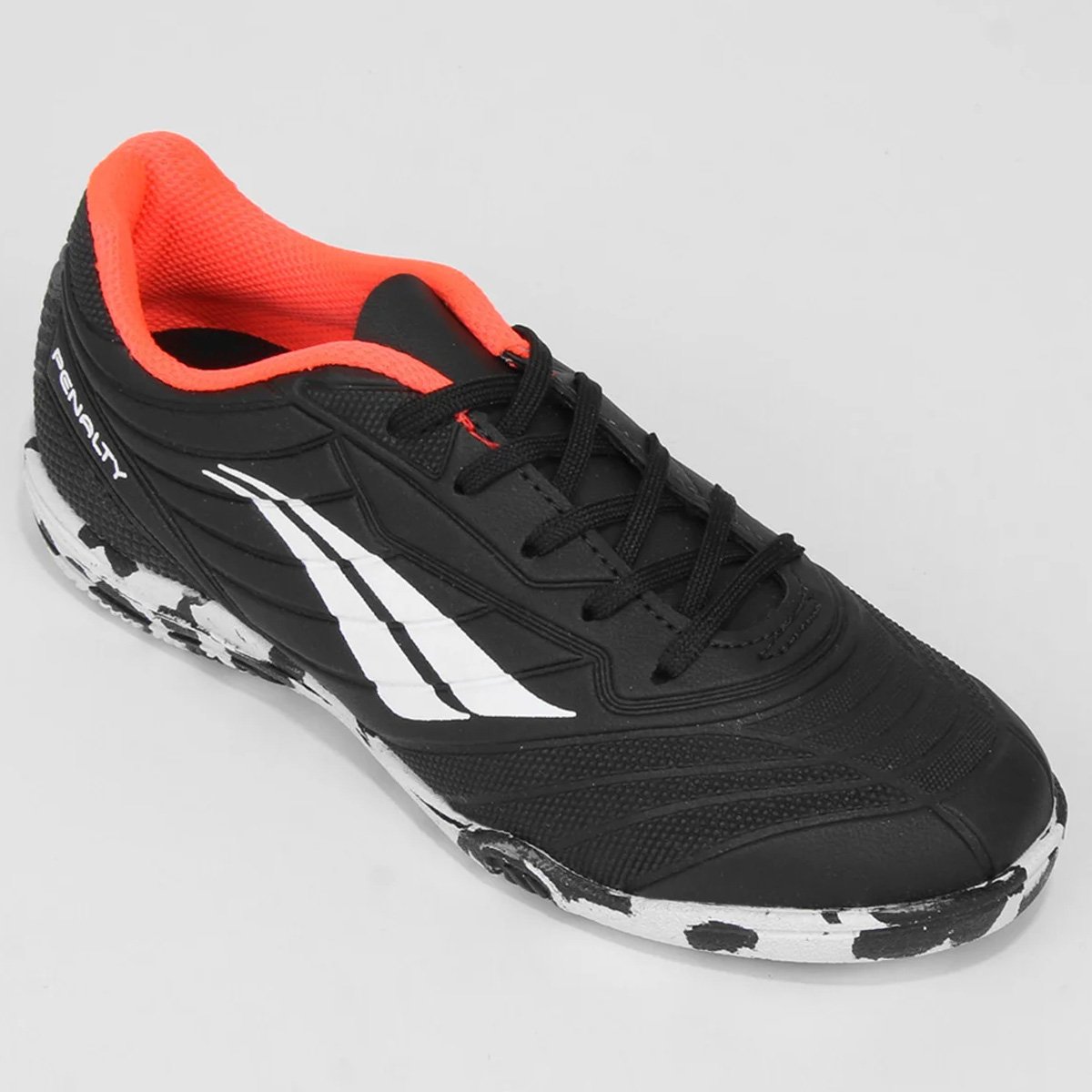 Tenis Futsal Penalty Matis Kids XXI Infantil Preto Preto 2