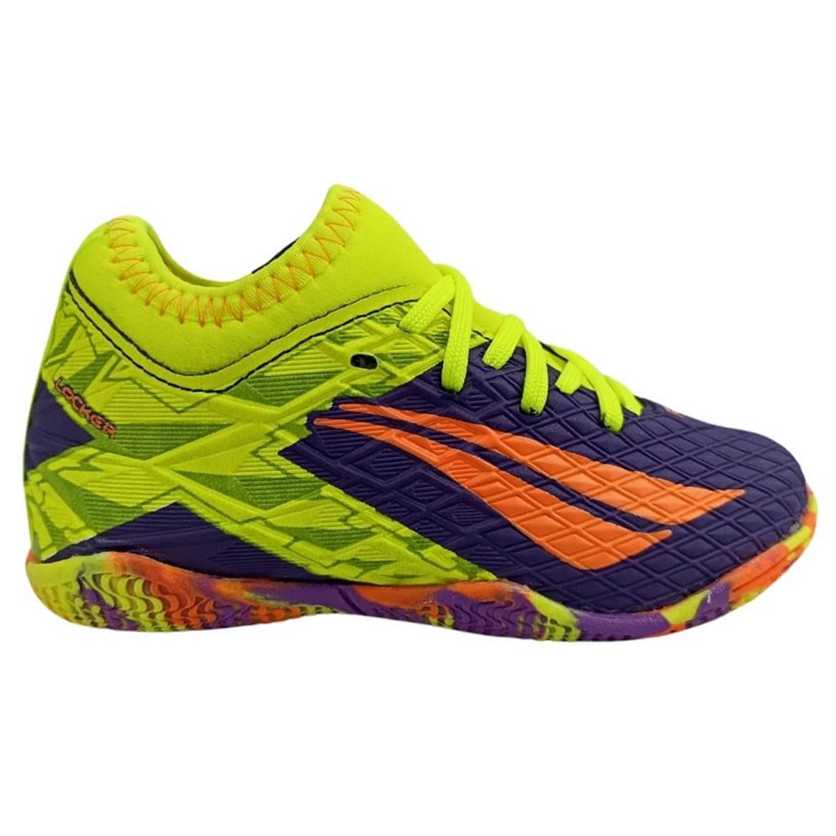 Chuteira Futsal Penalty Rx Locker Y-3 Infantil Lima Roxo