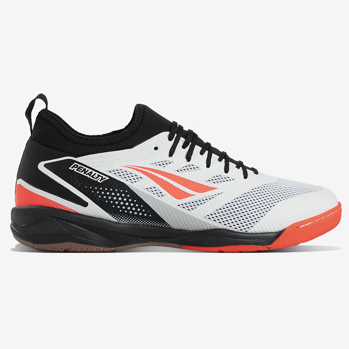 Chuteira Futsal Penalty Max 500 Locker Y-3 Unissex Branco Branco/Preto 1