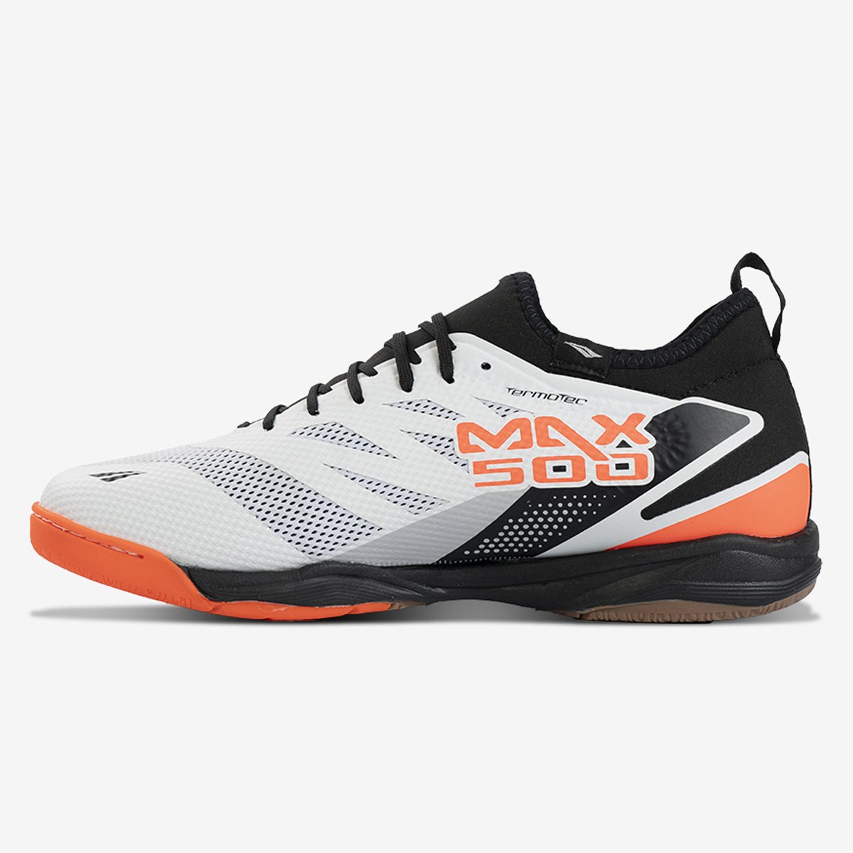 Chuteira Futsal Penalty Max 500 Locker Y-3 Unissex Branco Branco/Preto 2