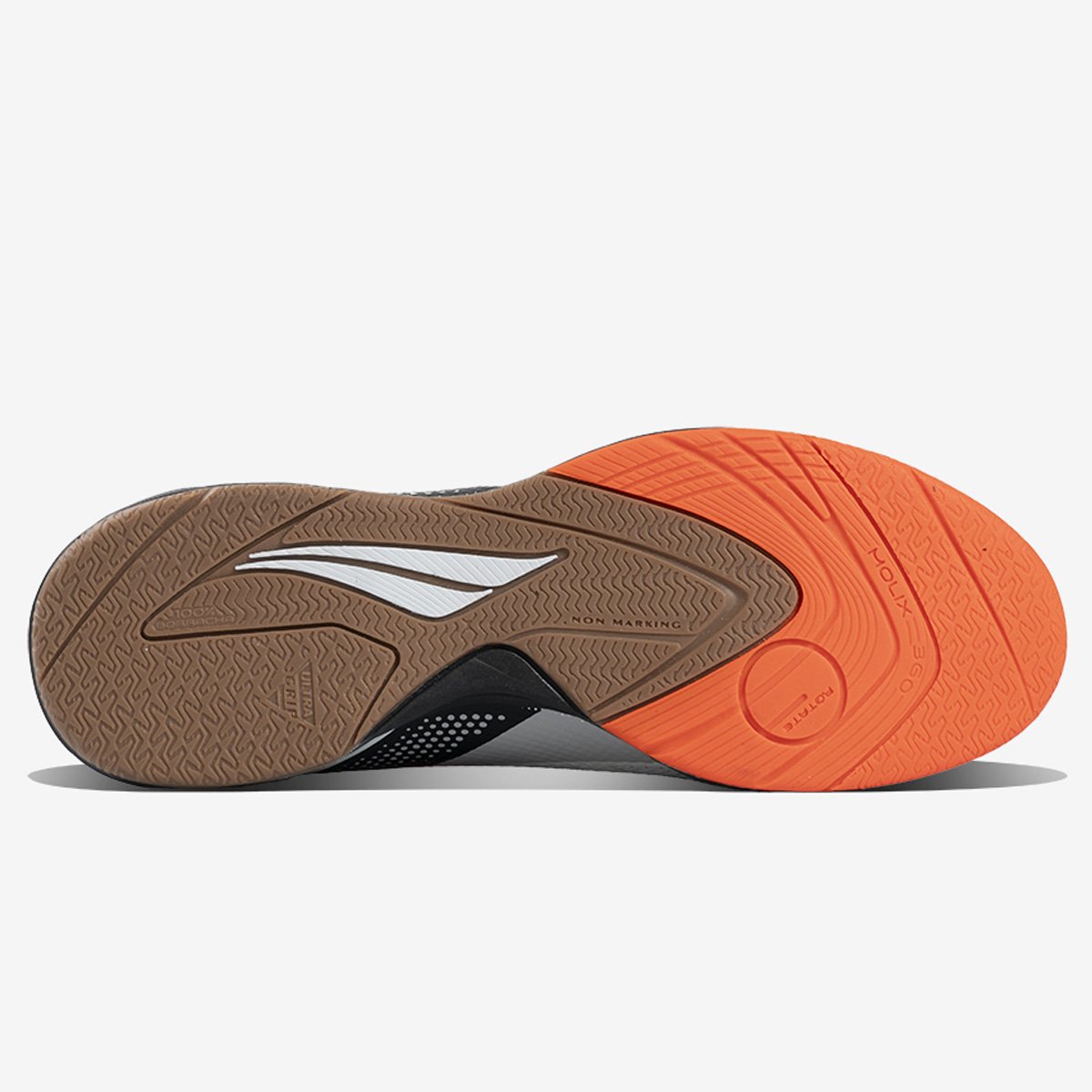 Chuteira Futsal Penalty Max 500 Locker Y-3 Unissex Branco Branco/Preto 3