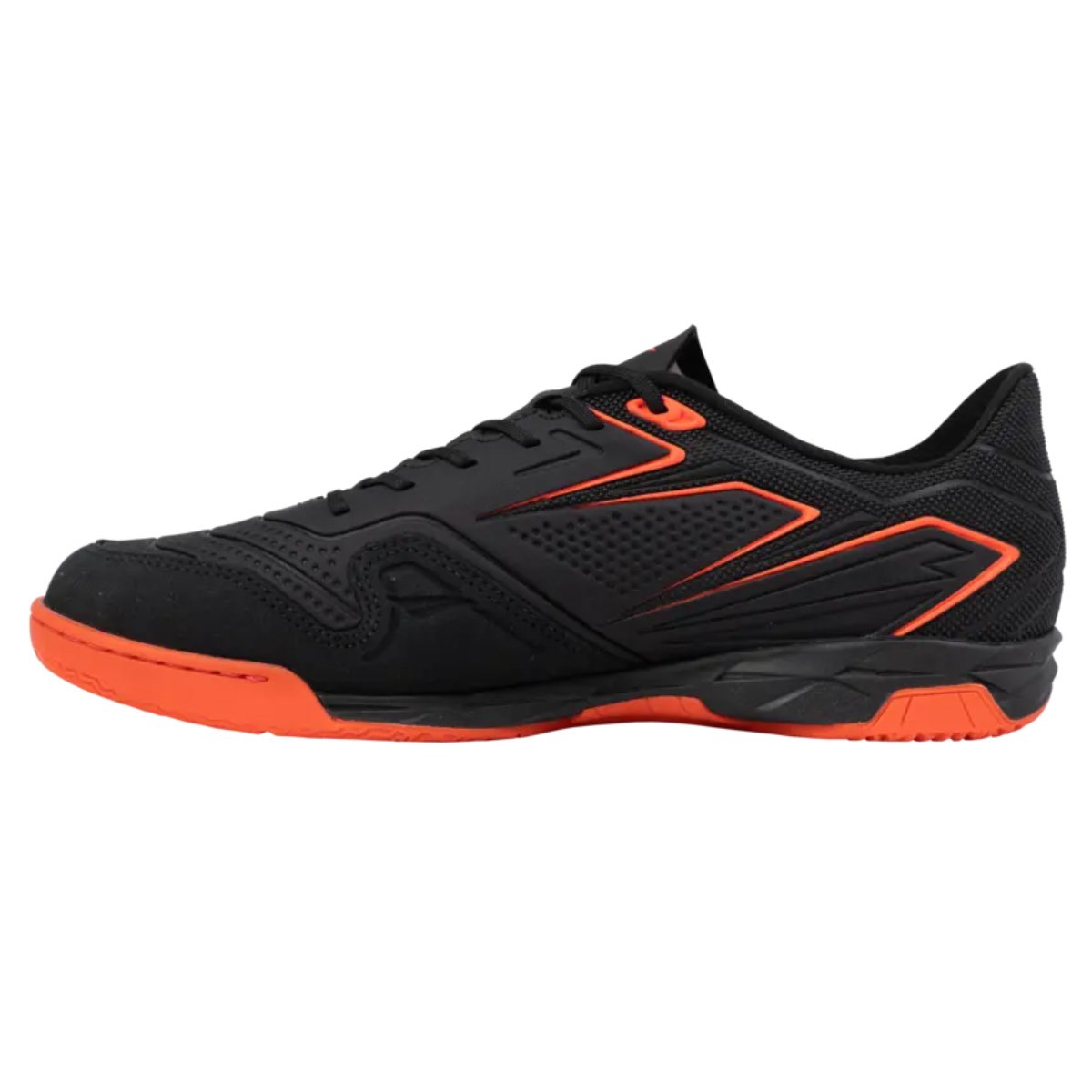 Tenis Futsal Penalty Max 300 Y-1 Unissex Preto Preto/Laranja 2