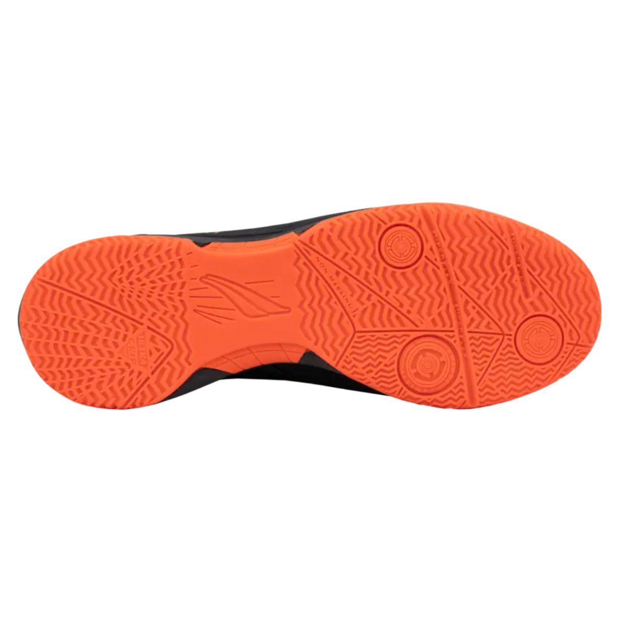 Tenis Futsal Penalty Max 300 Y-1 Unissex Preto Preto/Laranja 4