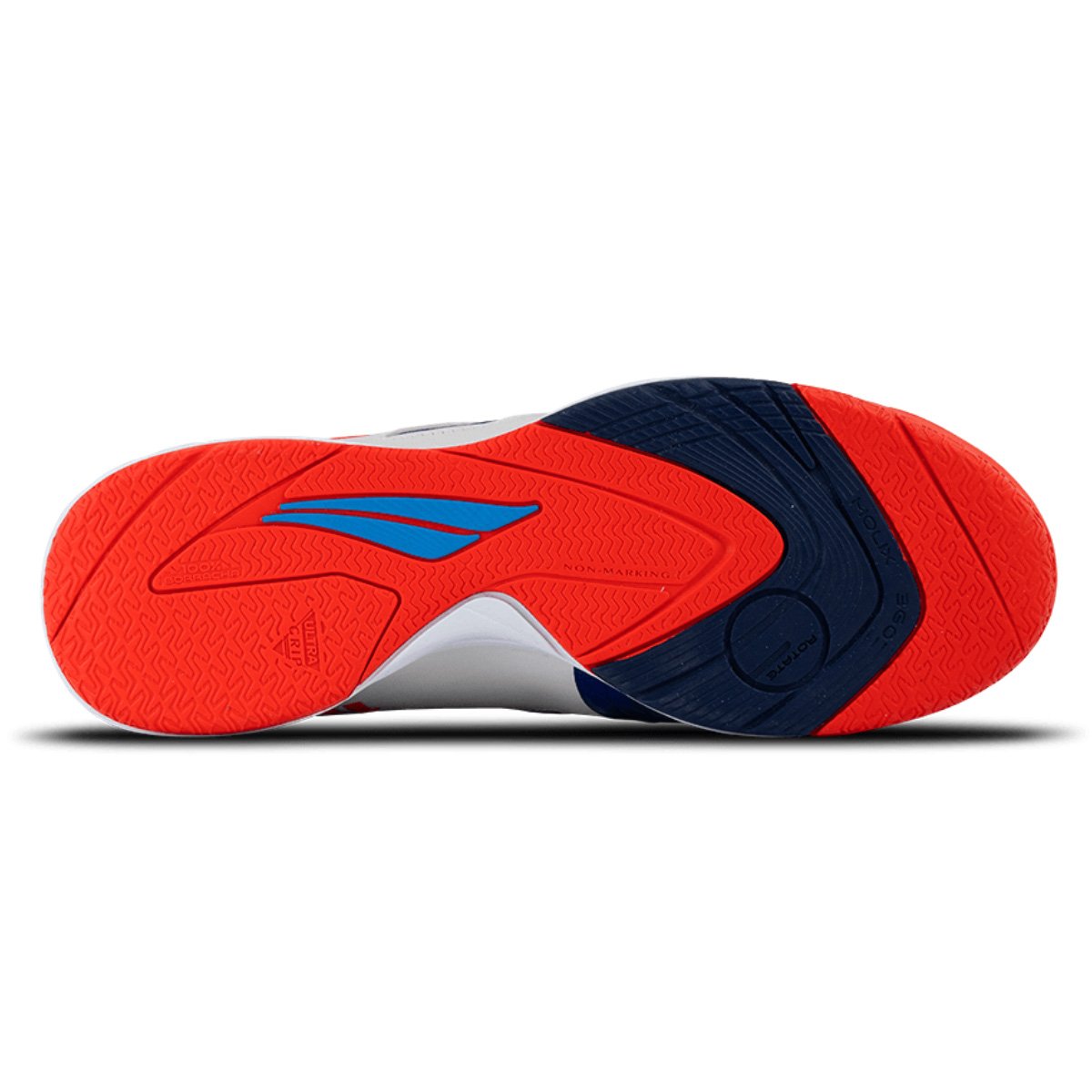 Chuteira Futsal Penalty Max 1000 Ecoknit Unissex Branco Branco/Azul 4