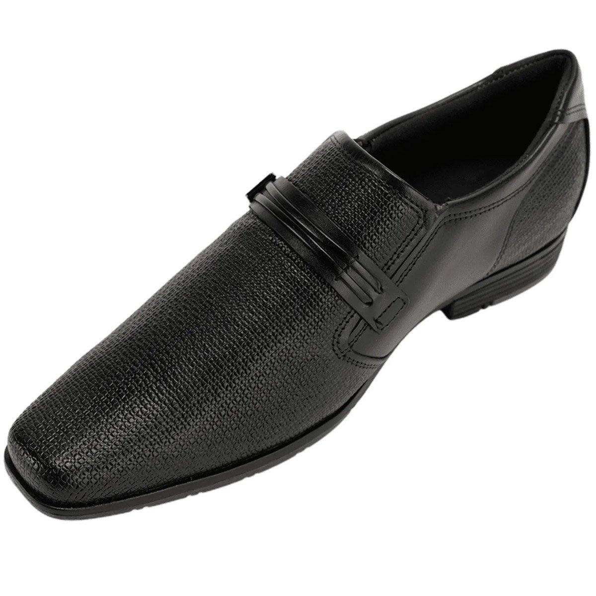 Sapato Social Pegada 125808 Masculino Preto Preto 3