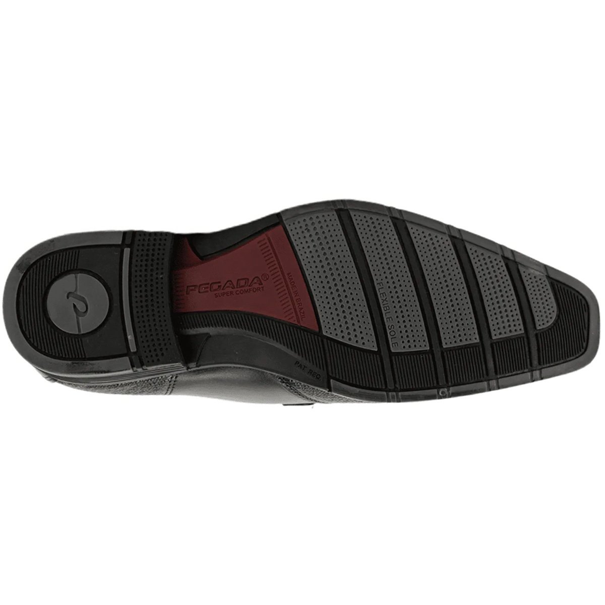 Sapato Social Pegada 125808 Masculino Preto Preto 4