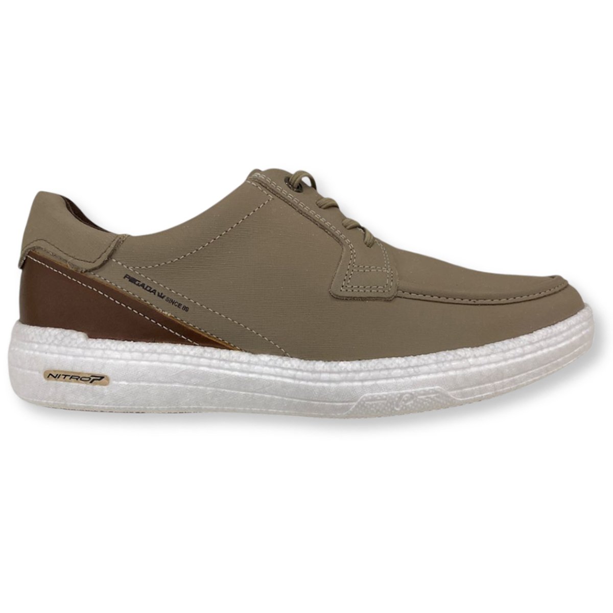 Sapatenis Pegada 112002 Masculino Areia Bege 1