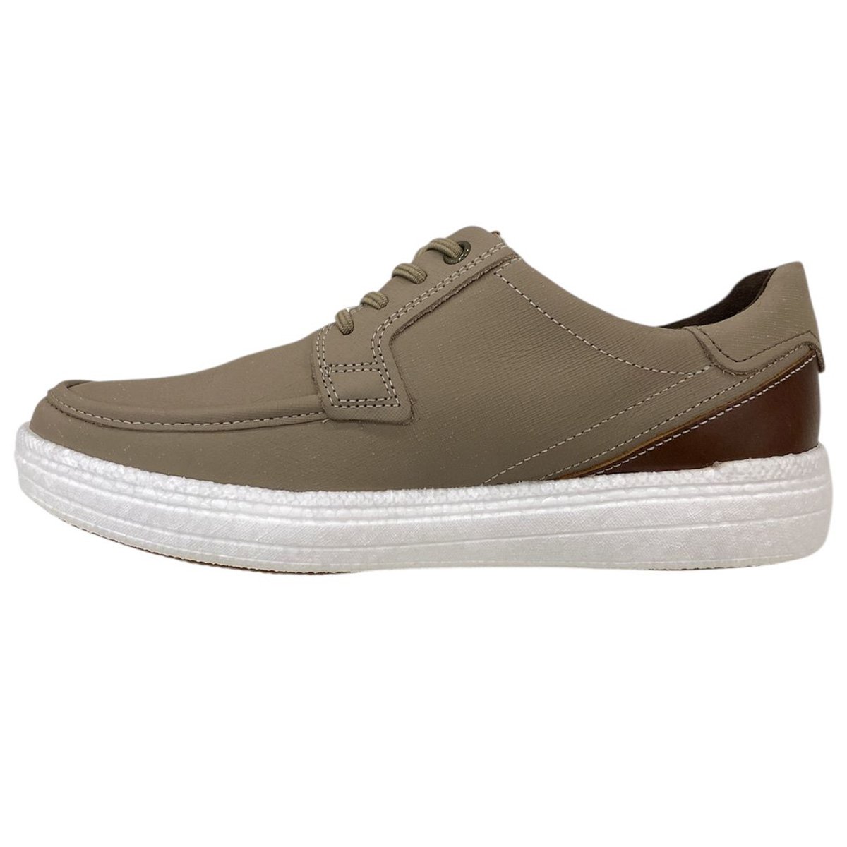 Sapatenis Pegada 112002 Masculino Areia Bege 2