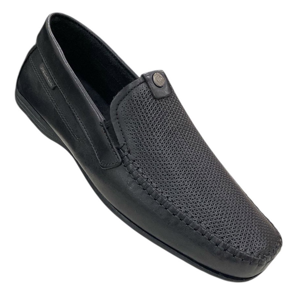 Mocassim Pegada 140741 Masculino Preto Preto 3