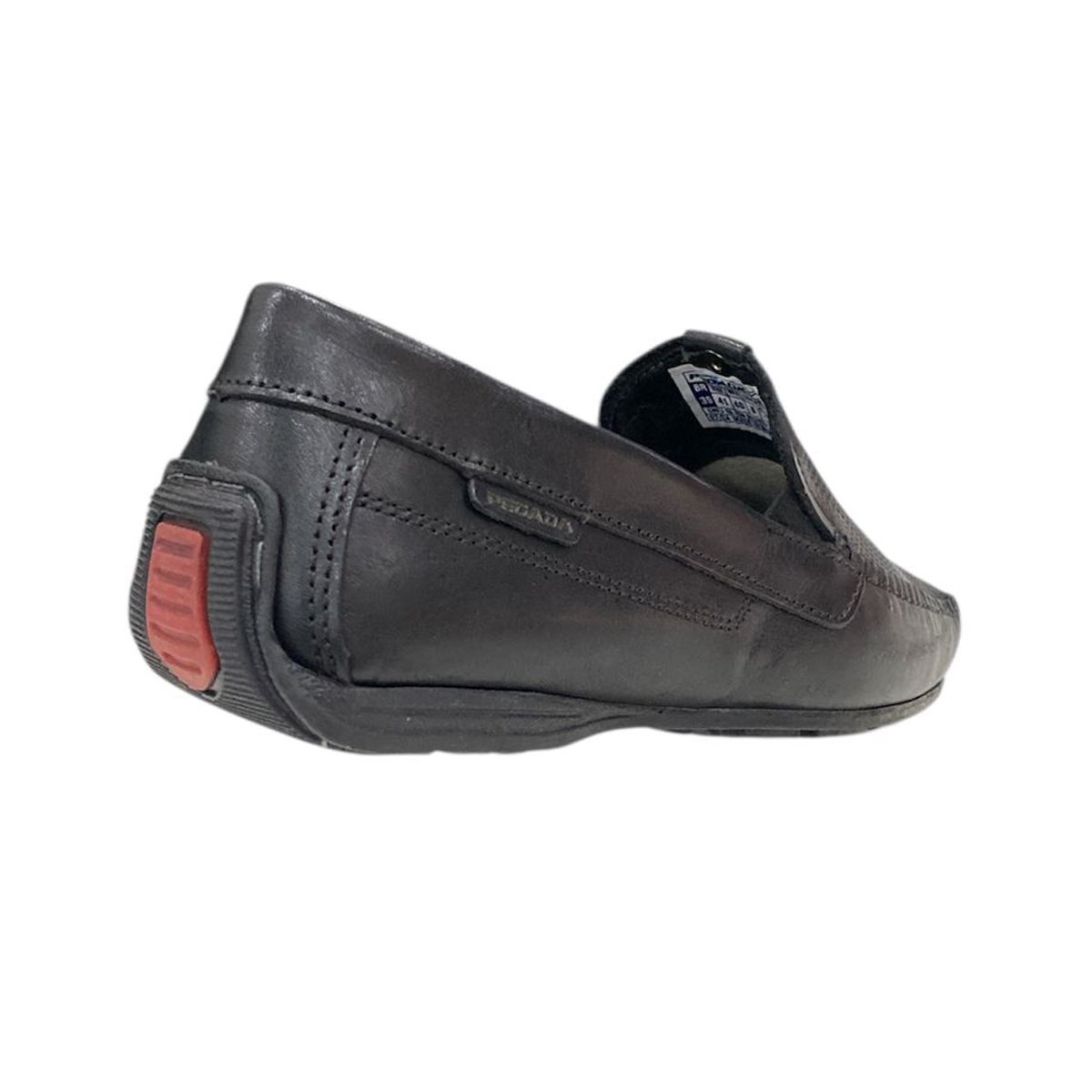 Mocassim Pegada 140741 Masculino Preto Preto 4