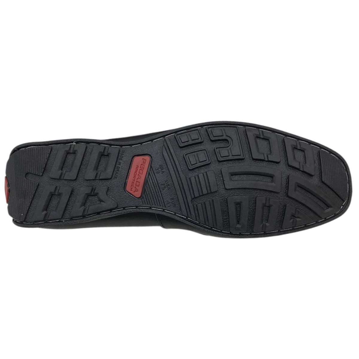 Mocassim Pegada 140741 Masculino Preto Preto 5