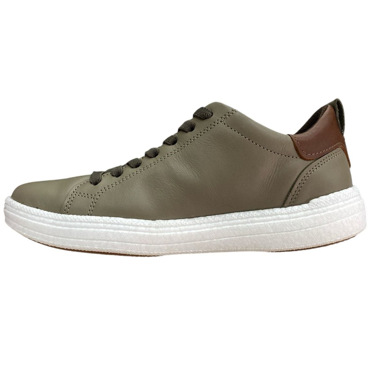 Sapatenis Pegada 112004 Masculino Cinza  Bege 2