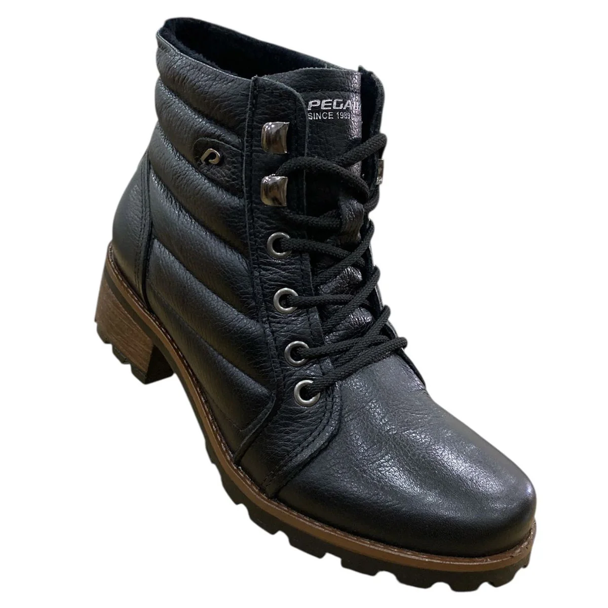Bota pegada 281413 Feminina Preto Preto 3