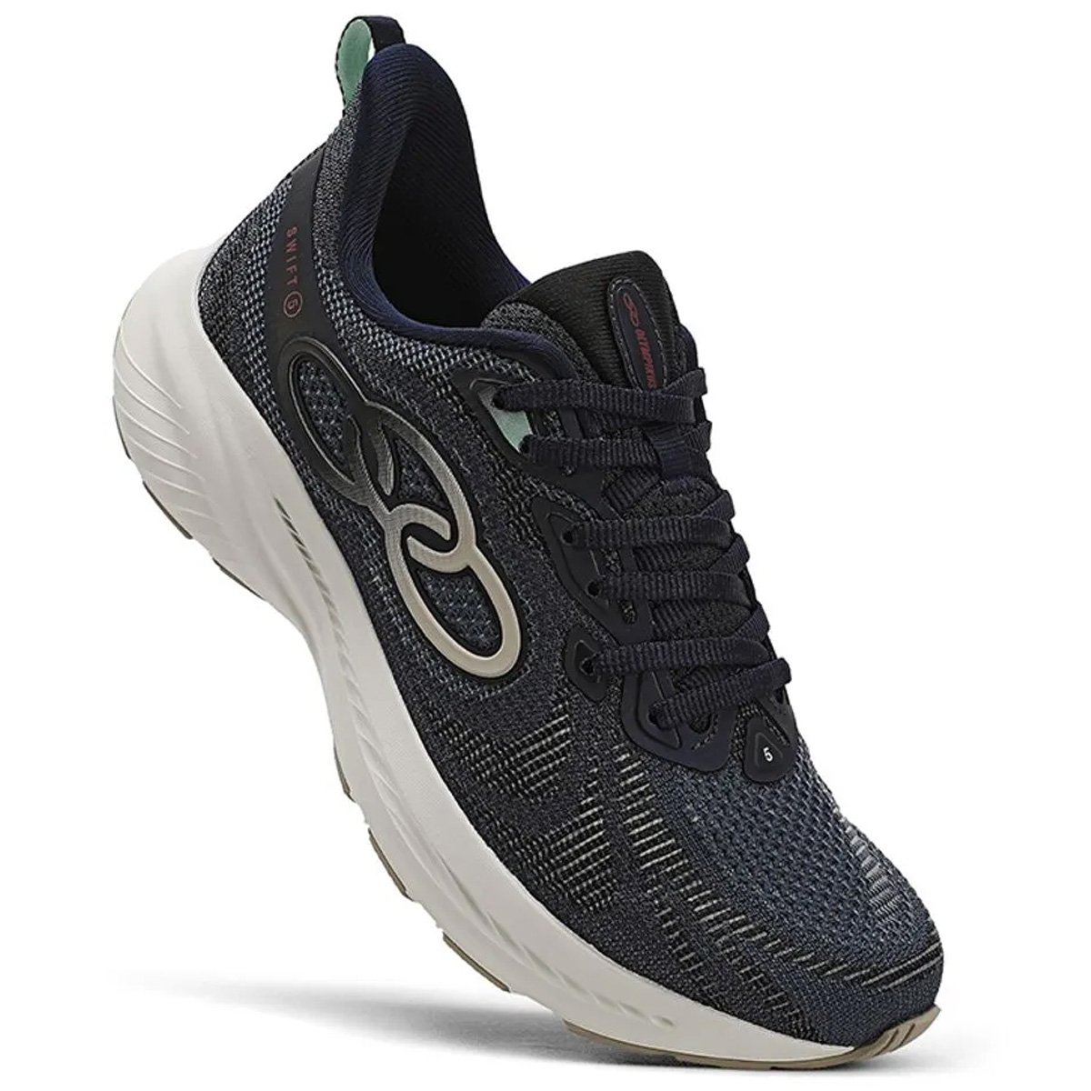Tenis Olympikus Swift 5 Feminino Preto Preto 2
