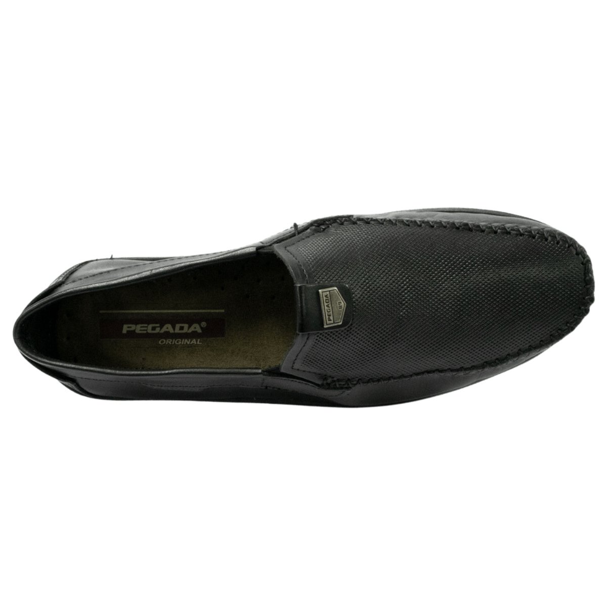 Mocassim Pegada 141603 Masculino Preto Preto 3
