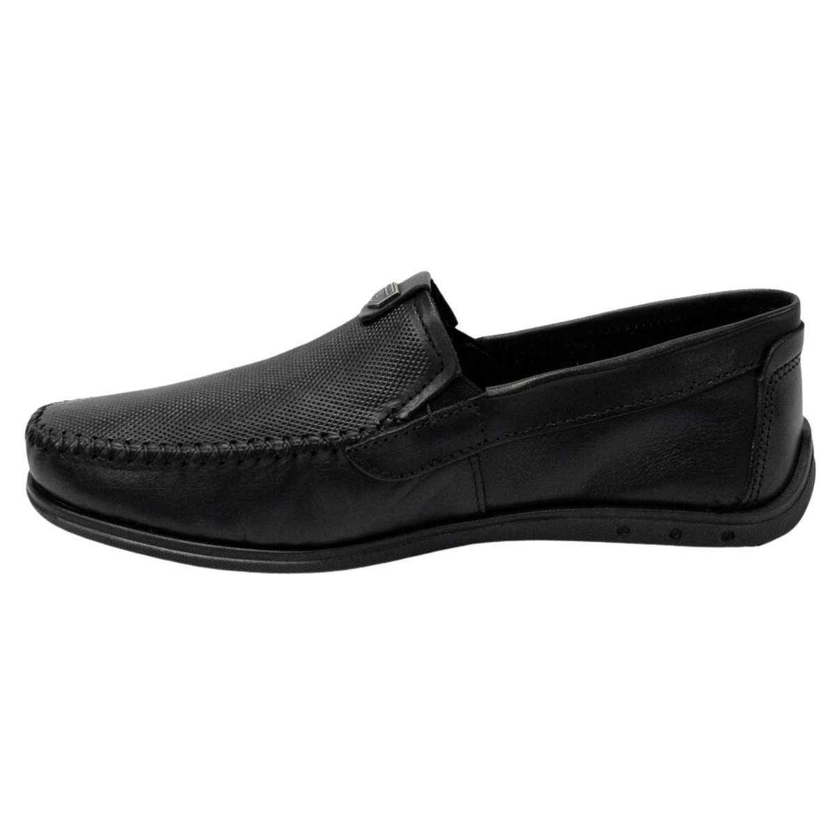 Mocassim Pegada 141603 Masculino Preto Preto 4