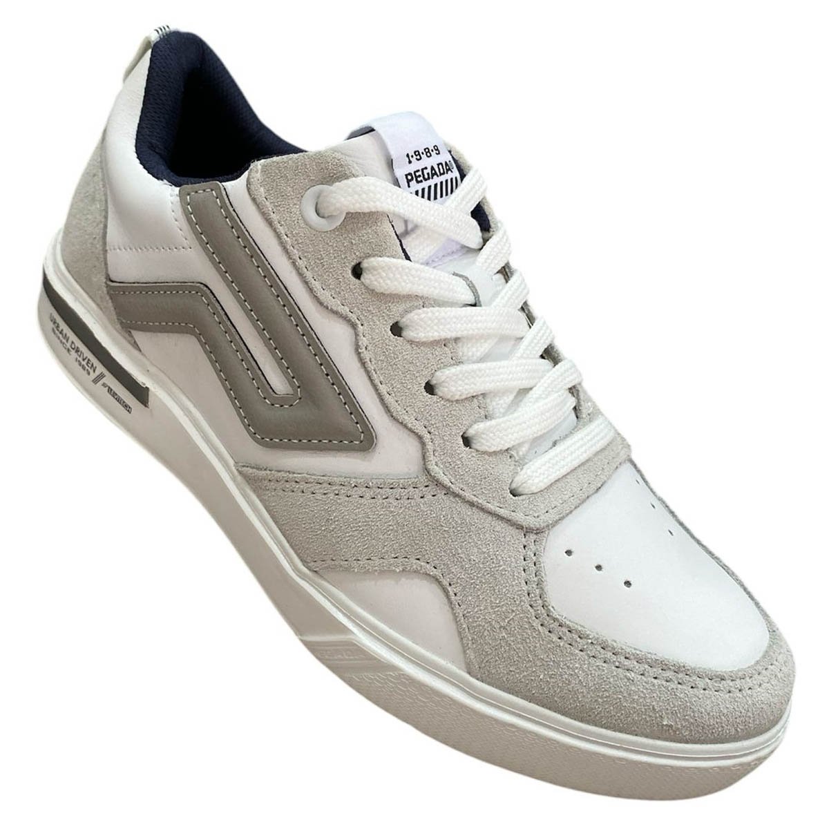 Sapatenis Pegada 111951 Masculino Branco Branco 3