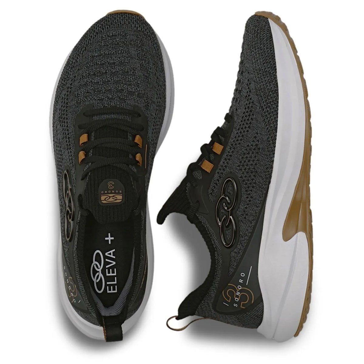 Tenis Olympikus Sonoro 3 Masculino Mescla Preto Preto 3