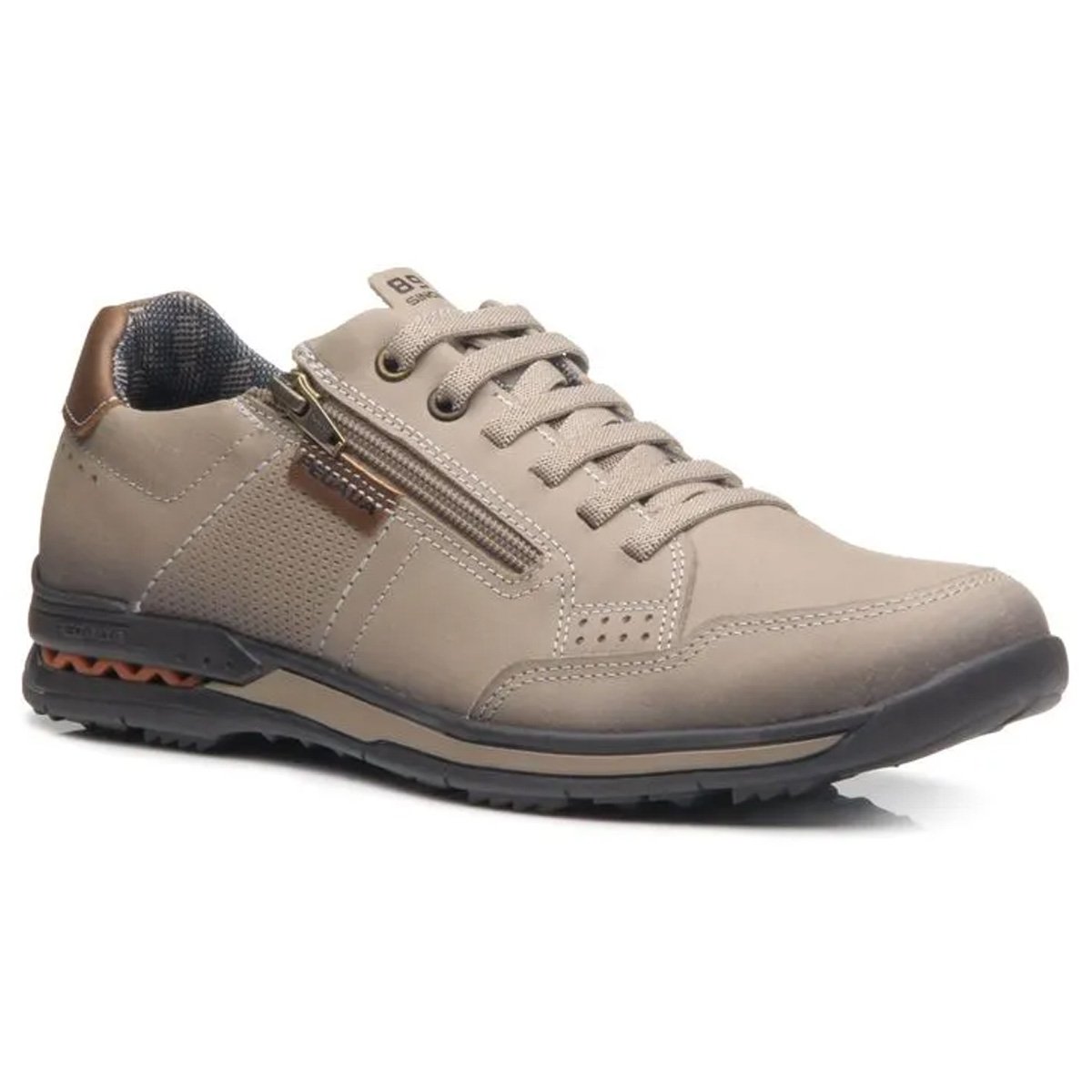 Sapatenis Pegada 114861 masculino Areia Bege 2