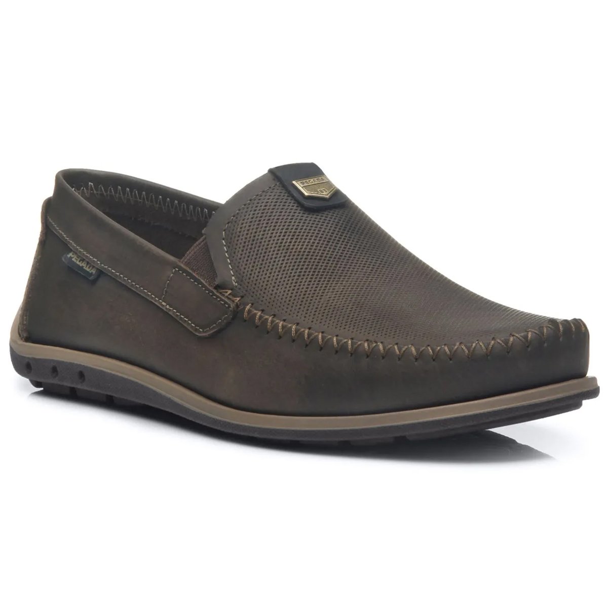 Mocassim Pegada 141603 Masculino Cravo Cravo 2