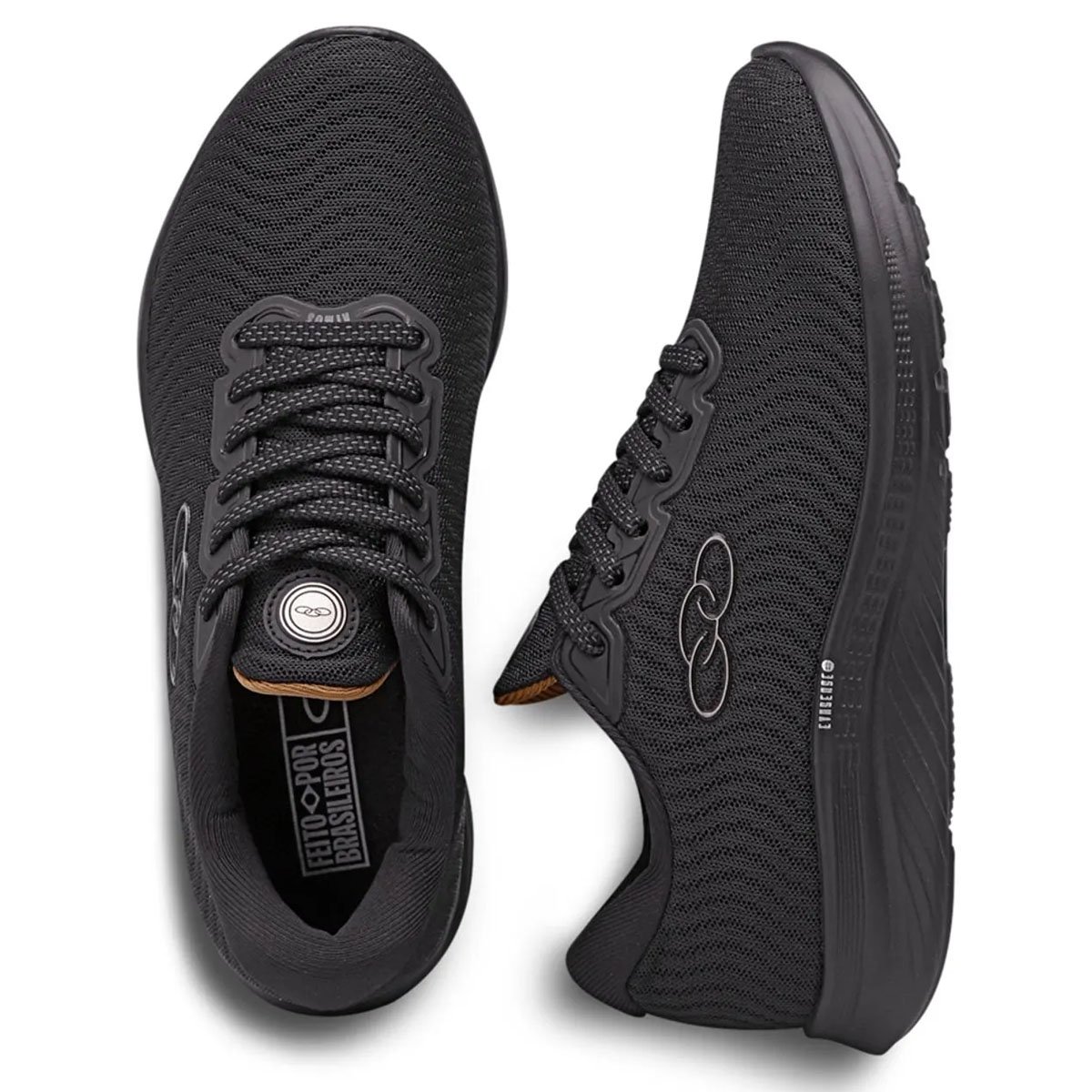 Tenis Olympikus Atmos 101 Feminino Preto Preto 4