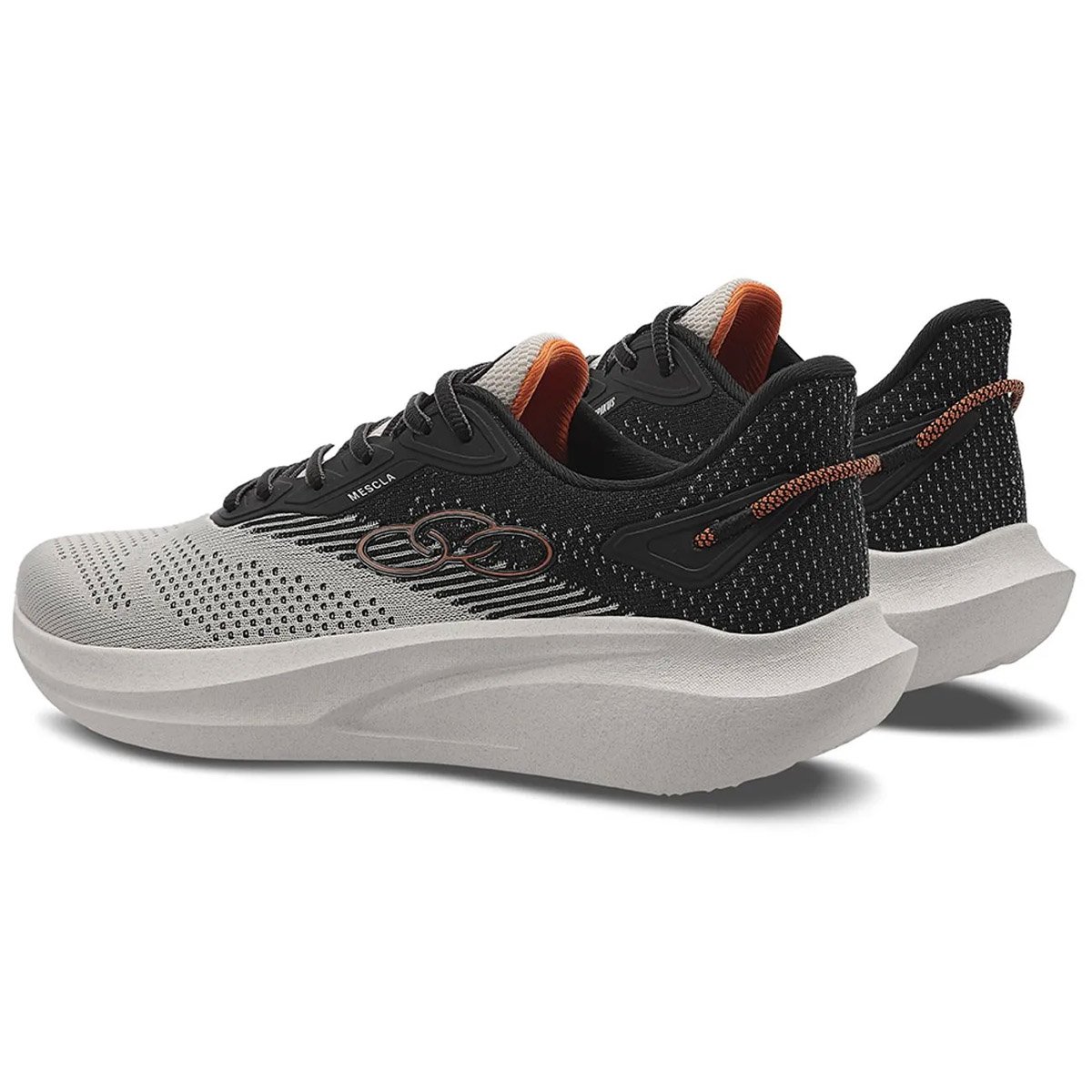 Tenis Olympikus Mescla Masculino Arenito Preto/Bege 4