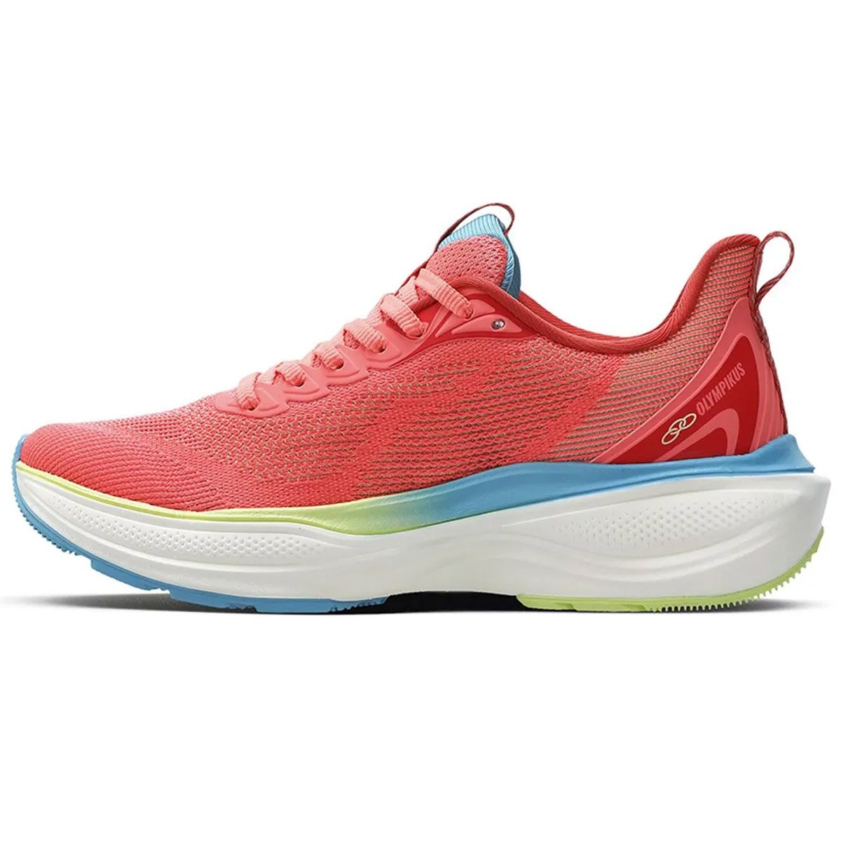 Tenis Olympikus Pride 4 Feminino Coral Coral/Limão 3