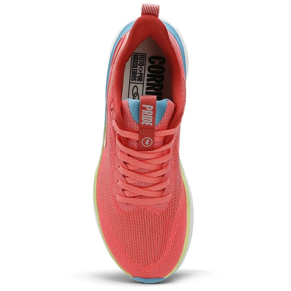 Tenis Olympikus Pride 4 Feminino Coral Coral/Limão 4