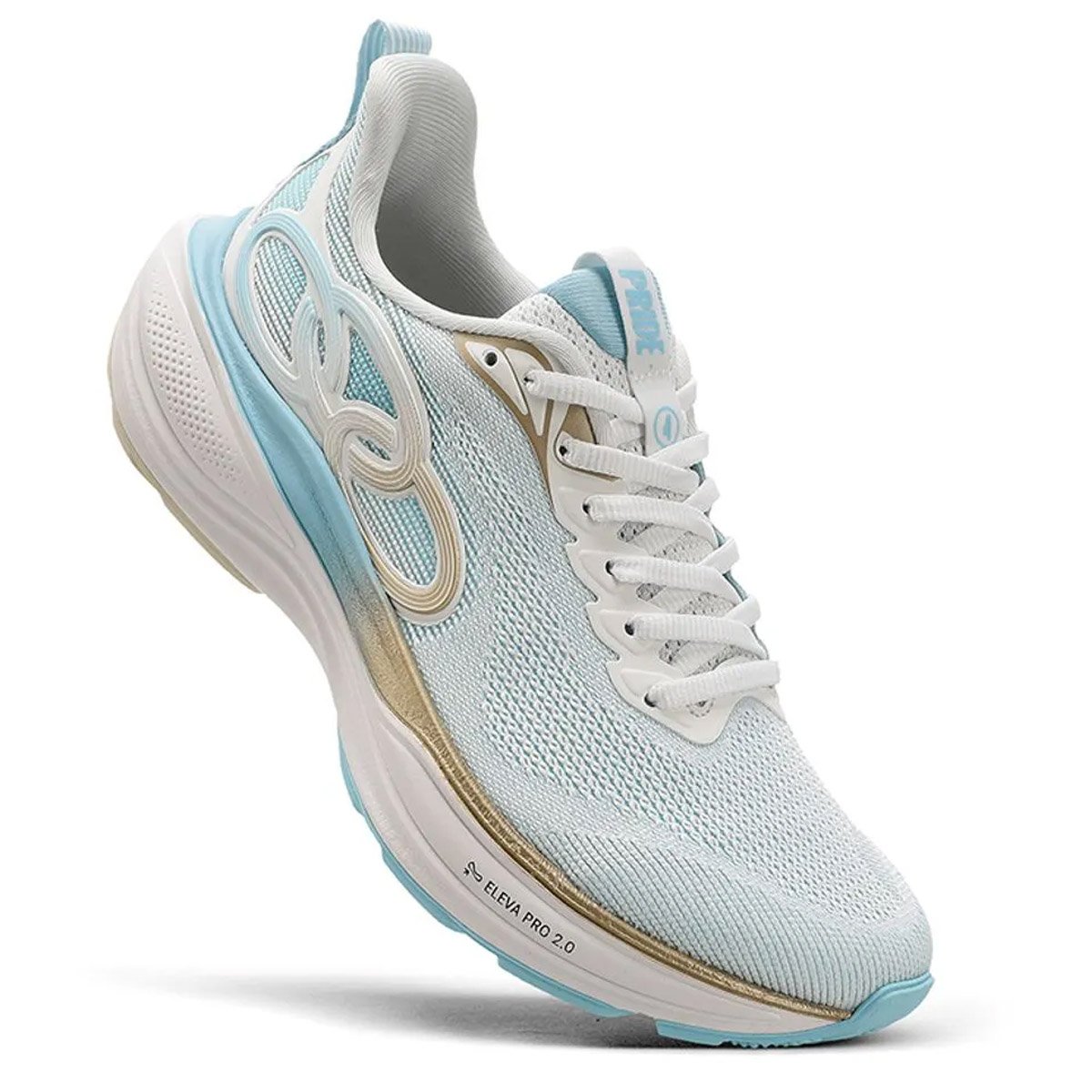 Tenis Olympikus Pride 4 Feminino Branco Branco/Azul Claro 2