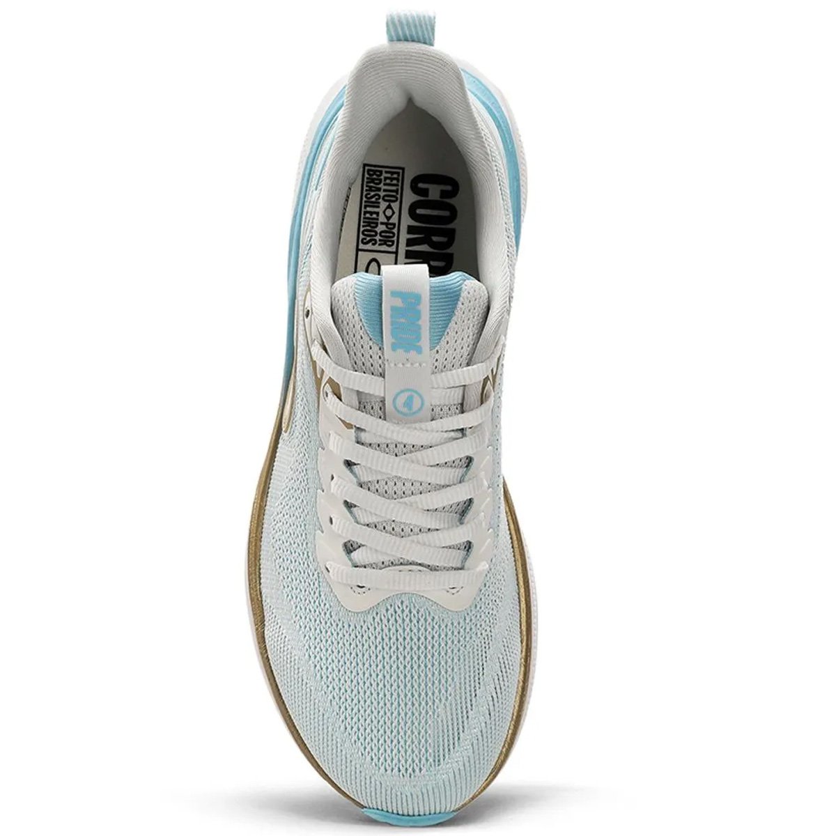 Tenis Olympikus Pride 4 Feminino Branco Branco/Azul Claro 4
