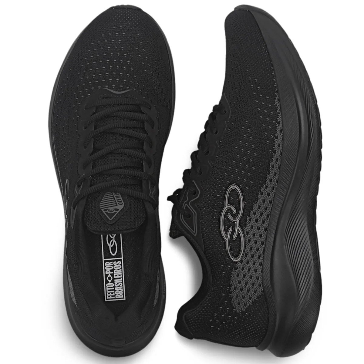 Tenis Olympikus Soma Unissex Preto Preto 3