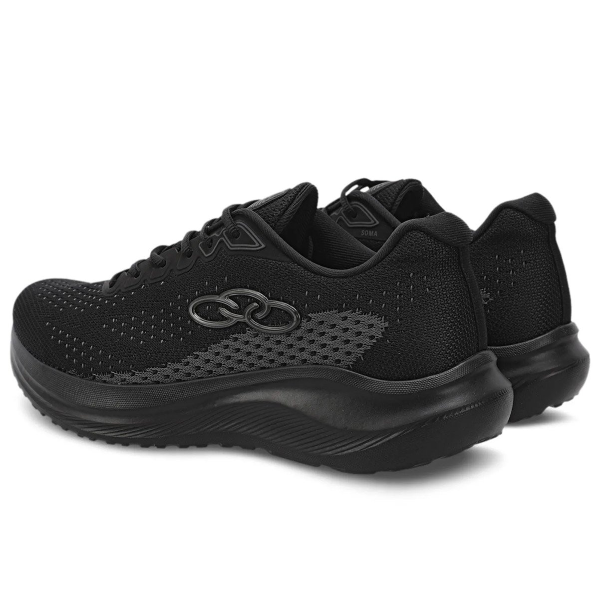 Tenis Olympikus Soma Unissex Preto Preto 4