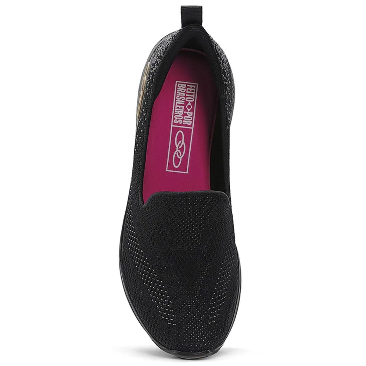 Tenis Olympikus Safira Feminino Preto Preto 4